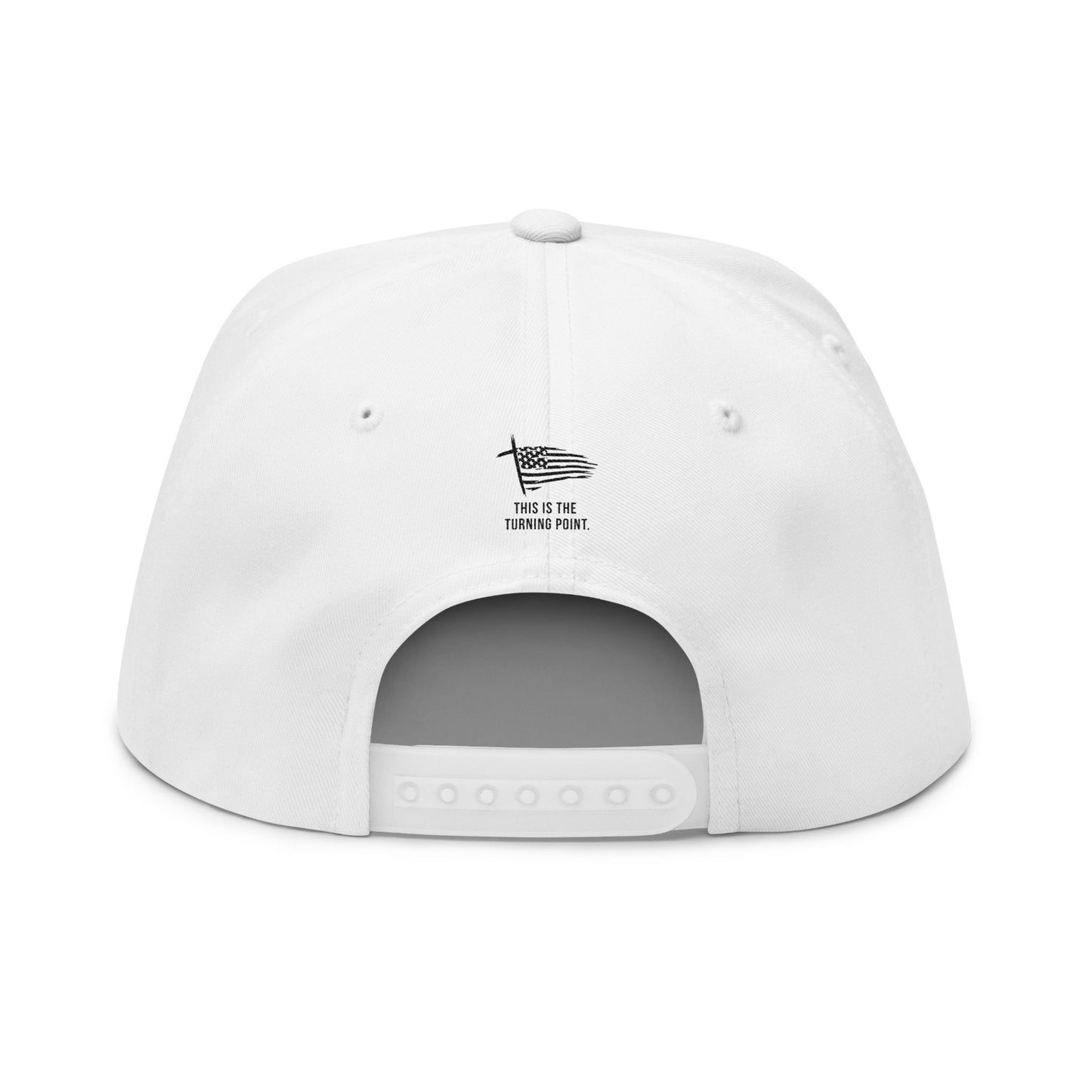 Embroidered Flat Bill Cap - Freedom Hat Design