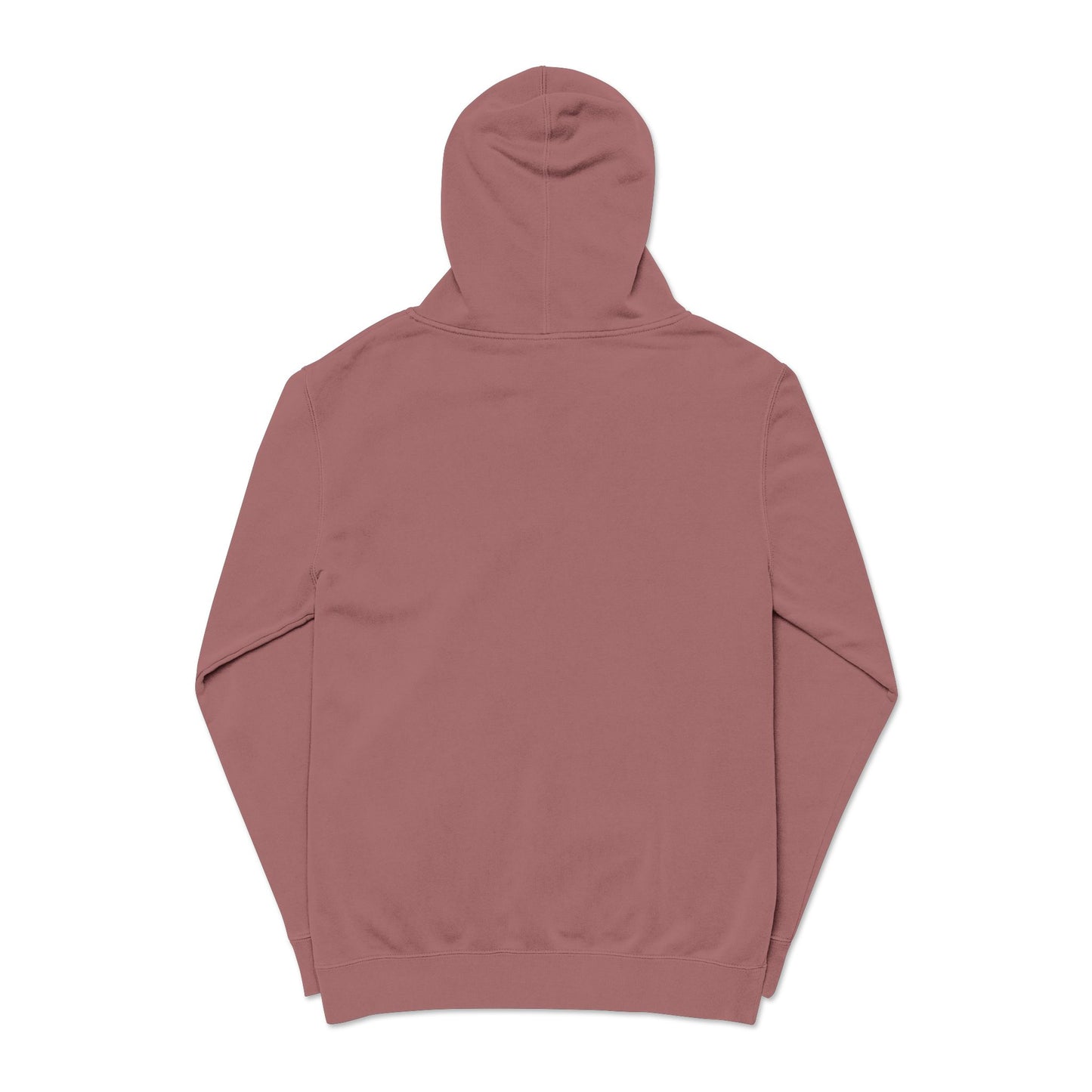 Embroidered Unisex Pigment-Dyed Hoodie - No Dog Left Behind Design