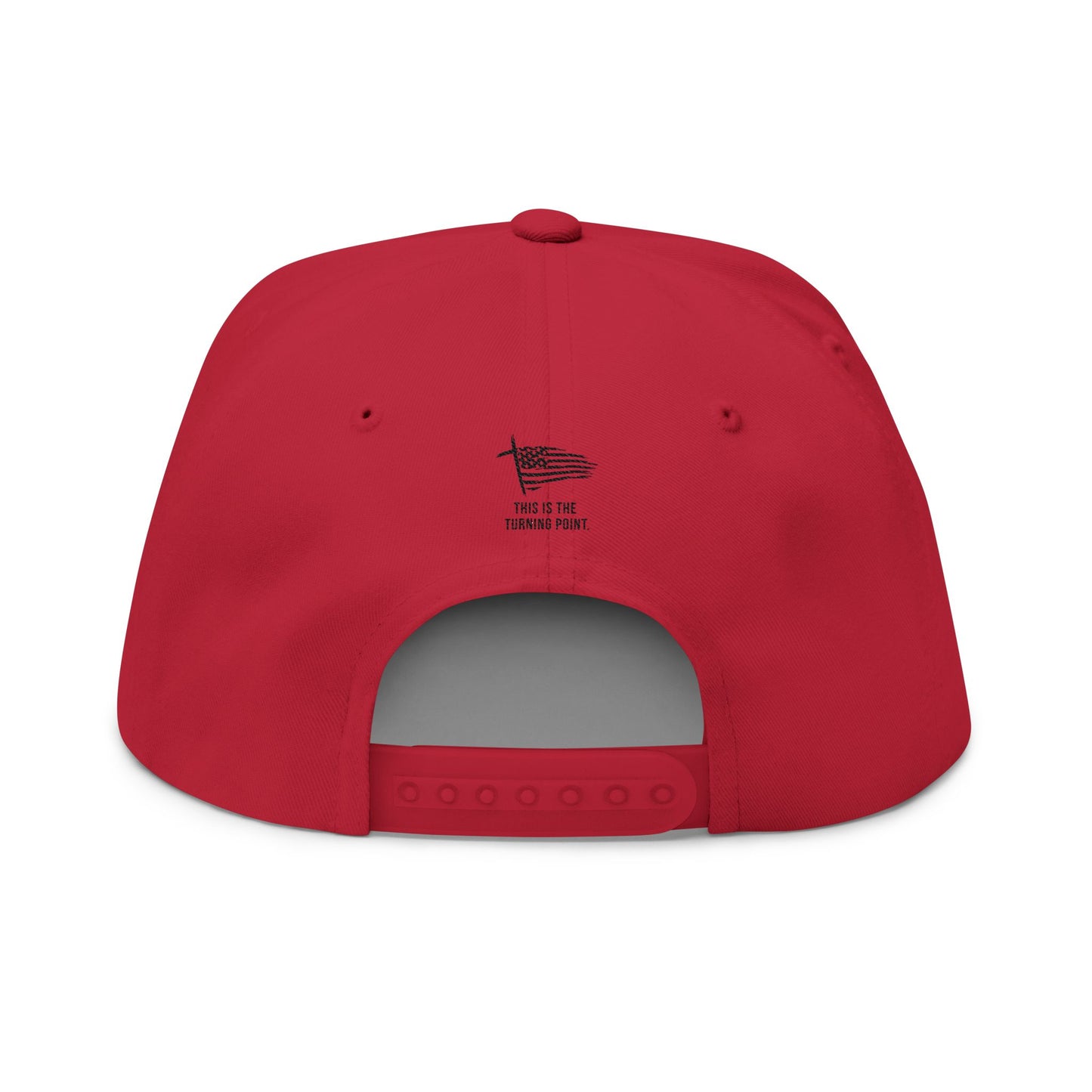 Embroidered Flat Bill Cap - Freedom Hat Design