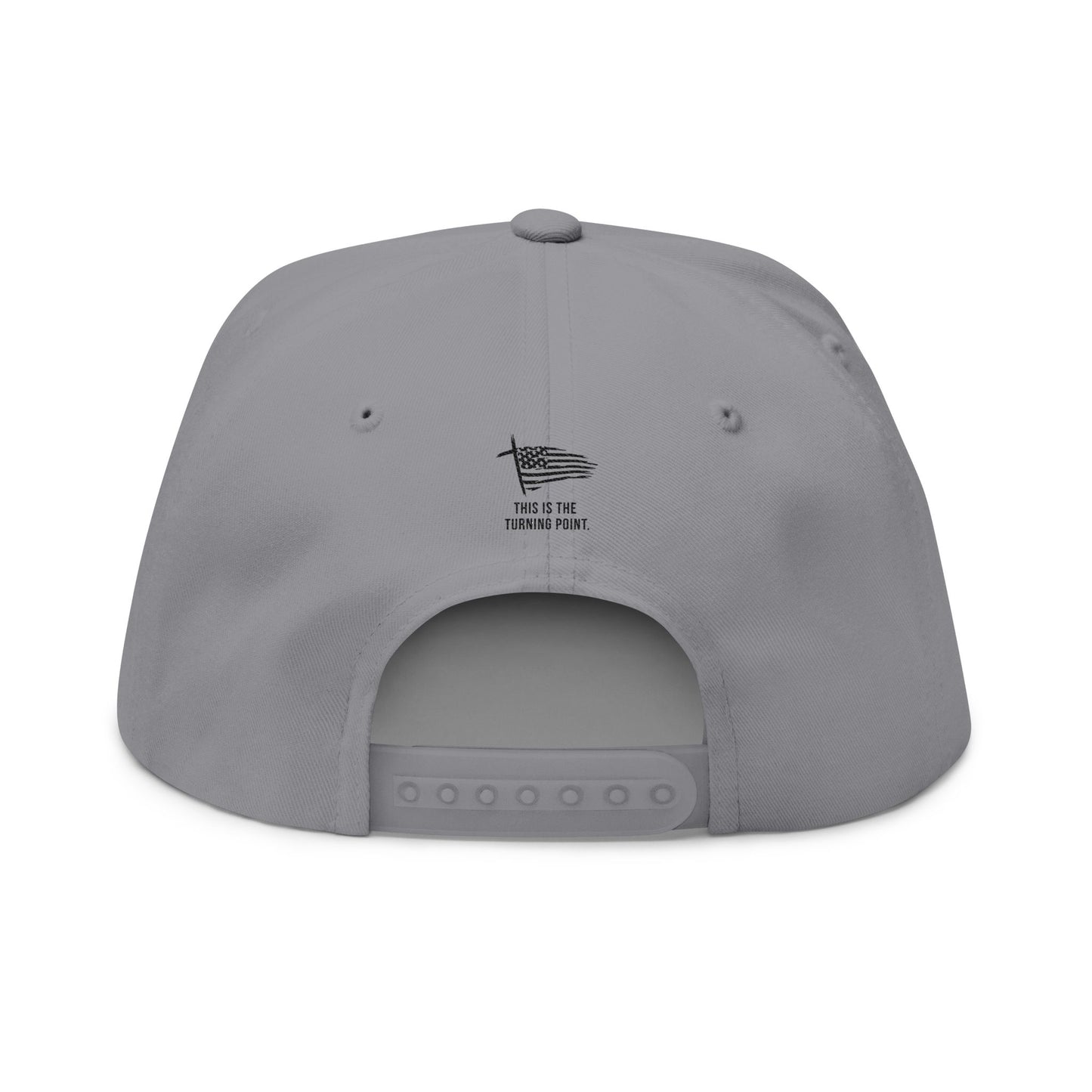 Embroidered Flat Bill Cap - Freedom Hat Design