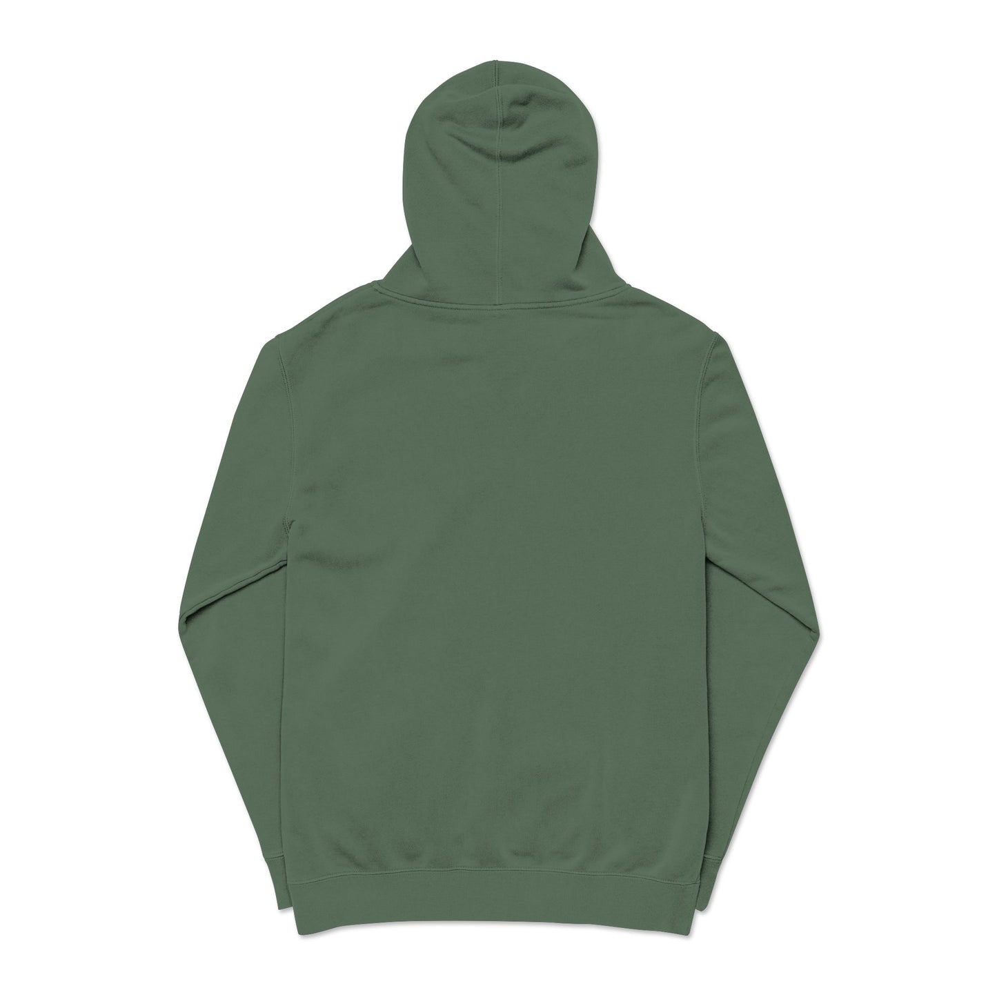 Embroidered Unisex Pigment-Dyed Hoodie - No Dog Left Behind Design