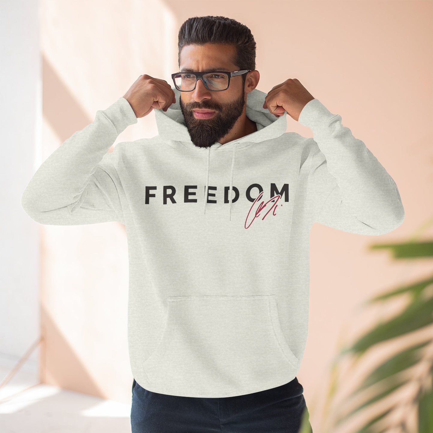 Freedom Fleece Hoodie – Cozy, Stylish, Inspirational Sweatshirt, Perfect Gift for Holidays, Family, Friends, Motivational Wear