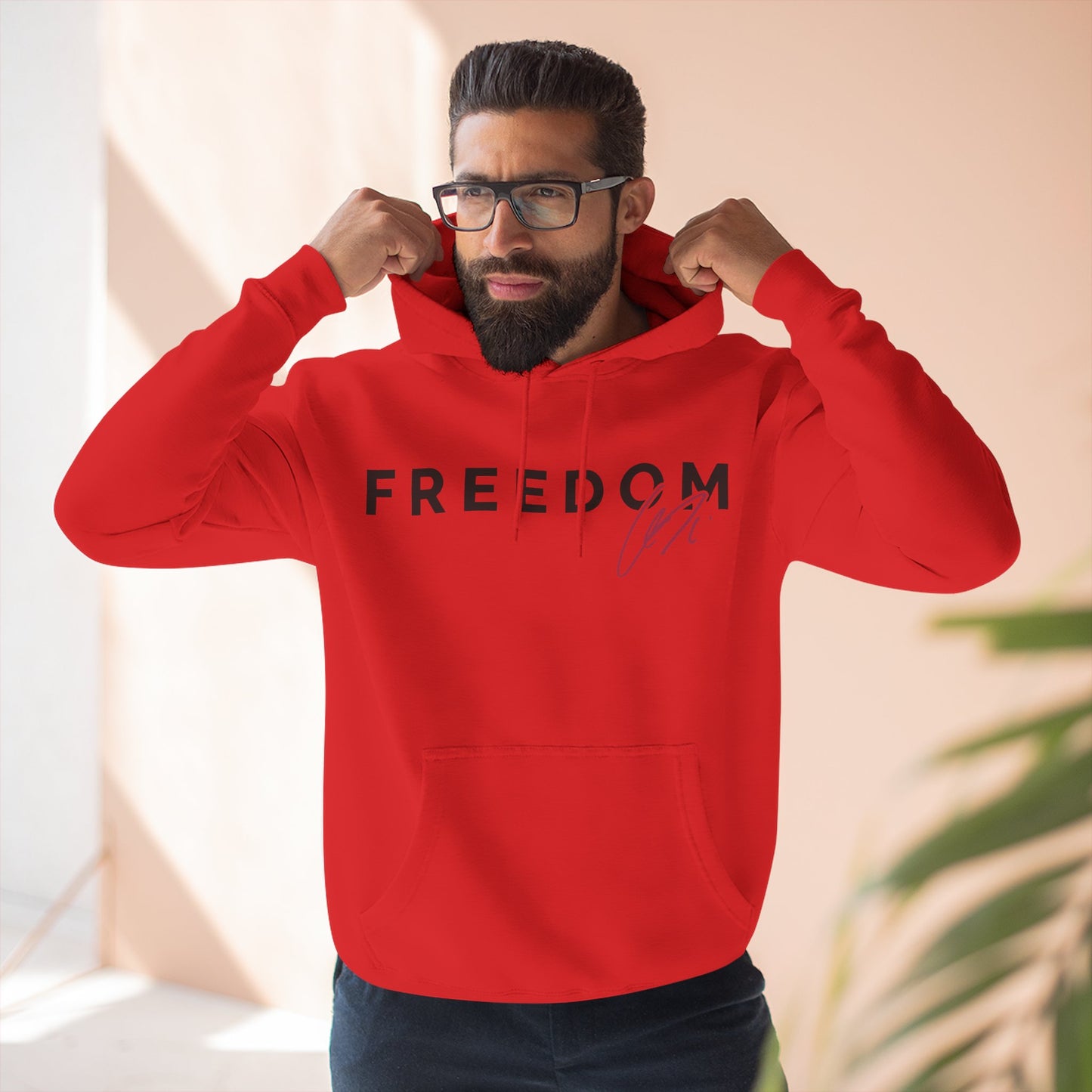 Freedom Fleece Hoodie – Cozy, Stylish, Inspirational Sweatshirt, Perfect Gift for Holidays, Family, Friends, Motivational Wear
