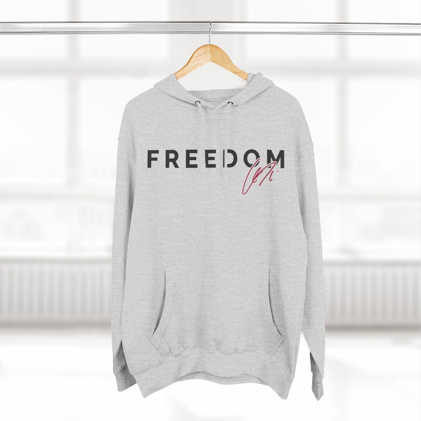 Freedom Fleece Hoodie – Cozy, Stylish, Inspirational Sweatshirt, Perfect Gift for Holidays, Family, Friends, Motivational Wear