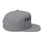 Embroidered Flat Bill Cap - Freedom Hat Design