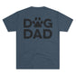 Dog Dad (Front & Back) Crew Tee