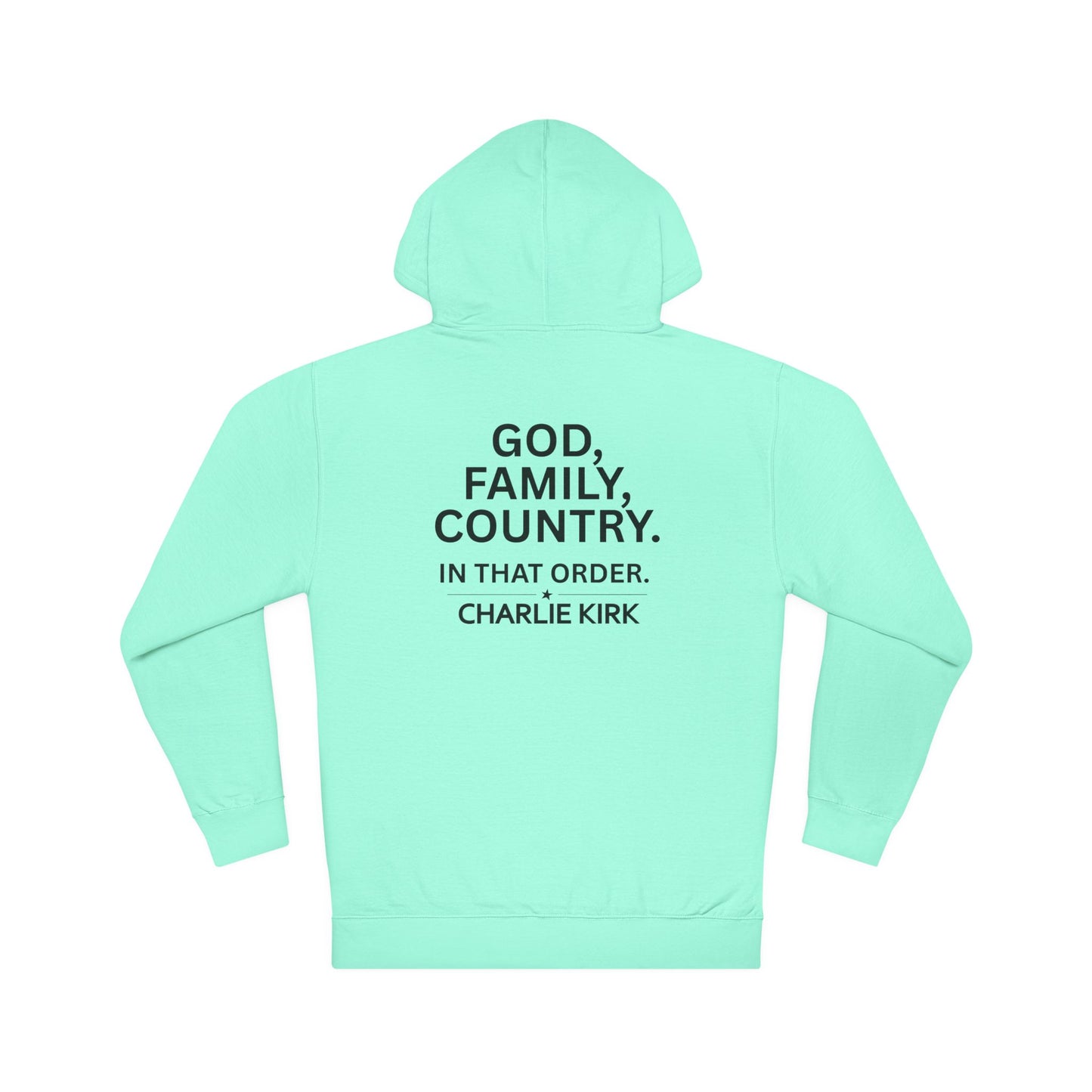 Charlie Kirk Unisex Hooded Sweatshirt - Let His Voice Be Heard