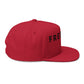 Embroidered Flat Bill Cap - Freedom Hat Design