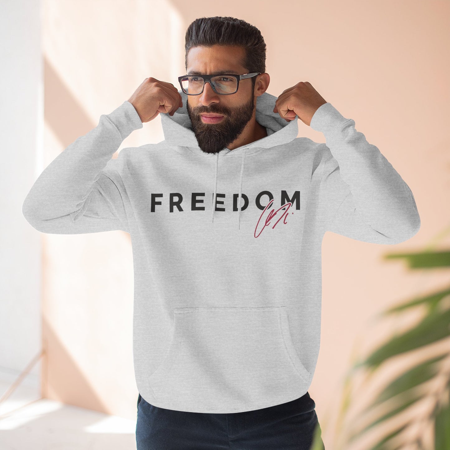 Freedom Fleece Hoodie – Cozy, Stylish, Inspirational Sweatshirt, Perfect Gift for Holidays, Family, Friends, Motivational Wear