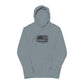 Embroidered Unisex Pigment-Dyed Hoodie - No Dog Left Behind Design