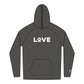 Love Paw Print Hoodie for Pet Lovers, Cozy Unisex Sweatshirt, Animal Rescue Gift, Comfortable Hoodie for Daily Wear, Perfect for Dog Owners