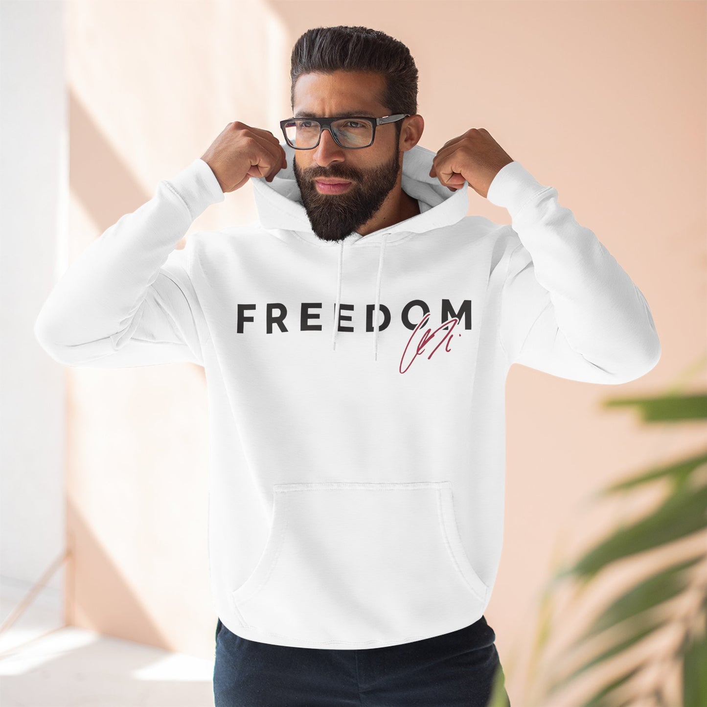 Freedom Fleece Hoodie – Cozy, Stylish, Inspirational Sweatshirt, Perfect Gift for Holidays, Family, Friends, Motivational Wear